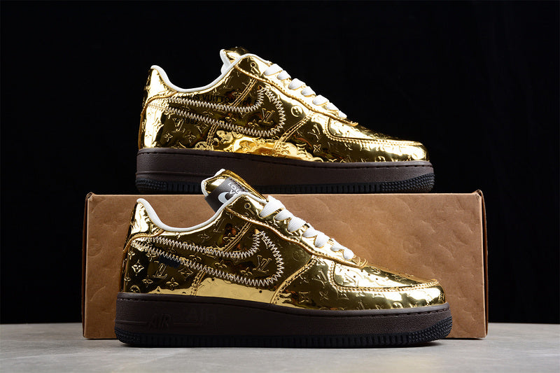 LV X AIR FORCE 1 LOW 07 GOLD